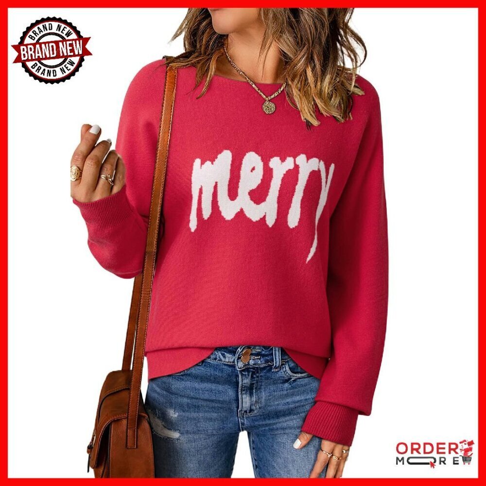 Lightweight Batwing Sleeve Pullover Sweater for Women Fall Winter